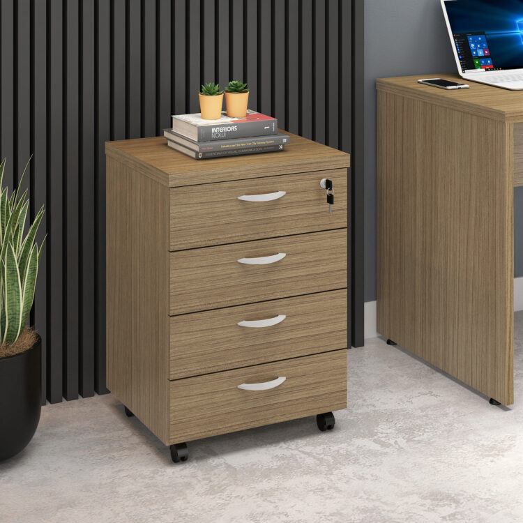 Gaveteiro Móvel 4 Gavetas